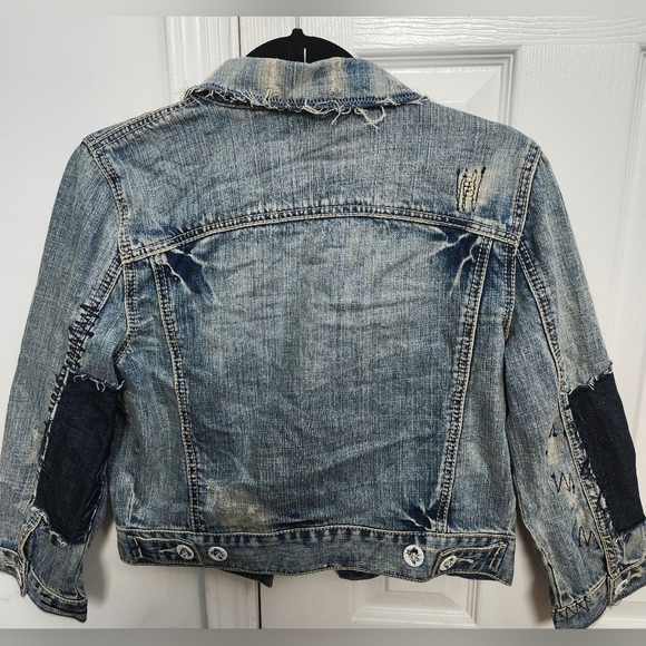 Buffalo Jeans - David Bitton Vintage Jean Jacket in Distressed Denim - Picture 3 of 6